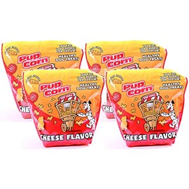Sunshine Pet Treats 4 Pack of Pupcorn Cheese Flavor Healthy Dog Treats