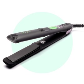 Professional Series Ultra-Smooth Cosmo Flat Iron for Thick Hair by MINT | Powerful Salon-Grade Single-Pass Ceramic Tourmaline Ionic Hair Straightener. Travel-Ready Dual Voltage
