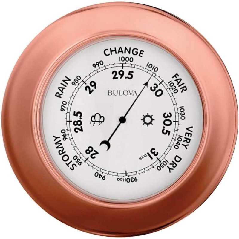 Bulova Weather Station - Clock, Barometer and Thermometer - 3