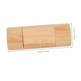 TOVINANNA Face Volcanic Rolling Ball Oil Absorbing Roller Bamboo Volcanic Stone Reusable Facial Massage Roller