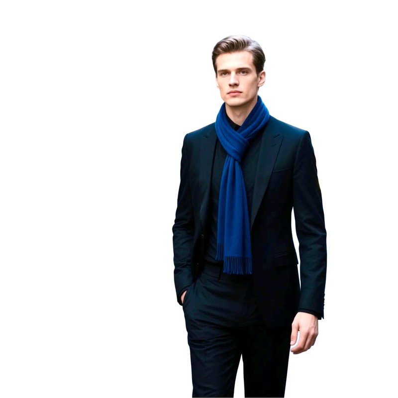 LA FERANI Men's Summer Scarf Cashmere 180 x 70 cm