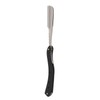 Men's Straight Edge Razor Zinc Alloy Wooden Handle Razor for