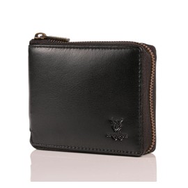 MATADOR Wallet 6404/A YKK Zip Landscape Format, black, rfid wallet