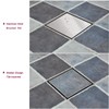 Neodrain Square Shower Drain with Removable Tile insert Grate, 6-Inch,