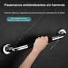 Shower Grab Bar 304 Stainless Steel Silicone Anti Slip Bathtub