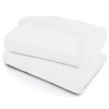 SSW HOMES Fitted Sheet Extra Deep 40cm, Brushed Microfiber Breathable