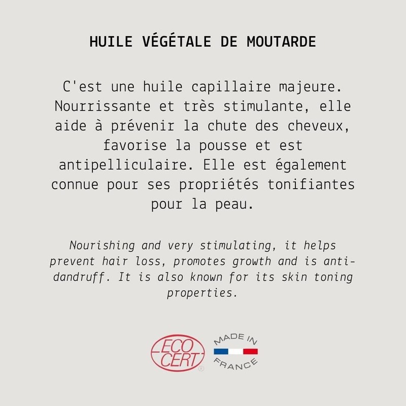 Vegetable oil from mustard BIO Cosmetics - MyCosmetik 125 ml