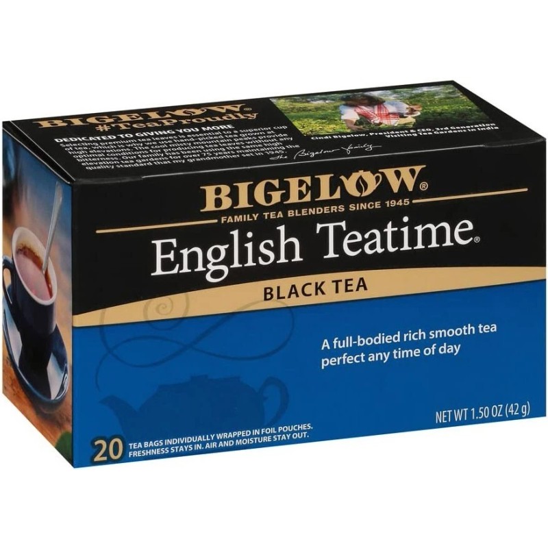 Bigelow English Teatime Black Tea - 20 tea bags