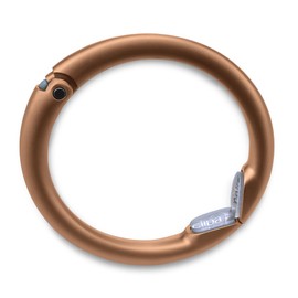 Clipa Bag Hanger - Matte Bronze PVD - The Ring That Opens Into a Hook and Hangs in Just 1/2" of Space, Holds 33 lbs., 3 yr. Warranty