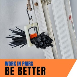 Aswalling Zip Tie Organizer Zip Tie Holders Band Cable Tie Organizer Cable Tie Holder for Tool Belt