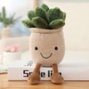 OUKEYI 9.8 inch Succulents Plush Toy, Flower Pot Stuffed Plushie