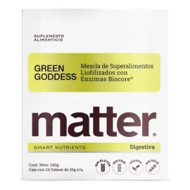 Matter Greengoddess Superalimentos Verdes  Green Superfood Powder Mix, 24 Sachets                                                                     