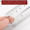 sourcing map 2pcs Film Flexible Ruler 6 Inch 0.1mm Scale
