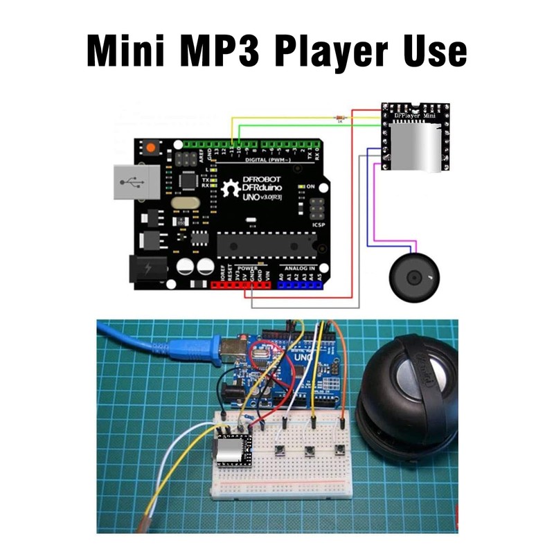 Dfplayer Mini Module Binghe Pack of 3 Dfplayer Mini Development