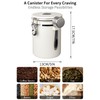 INFTYLE Coffee Canister with Airtight Lid, 22oz, 60 fl oz