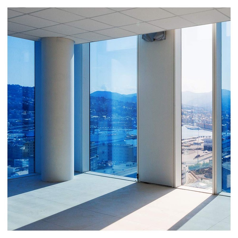 BDF CABL Decorative Window Film Transparent Color Blue - 48in