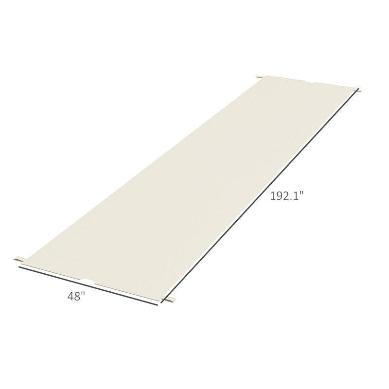 Outsunny 2 PCS 4 x 16ft Pergola Canopy Replacement, UV