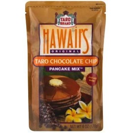 Hawaii's Original Taro Chocolate Chip Pancake MIx 6 Oz. (Pack of 2 Bags)