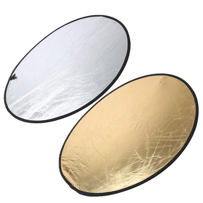 110cm Round Reflector 2 in 1 Collapsible Round Photography Reflector