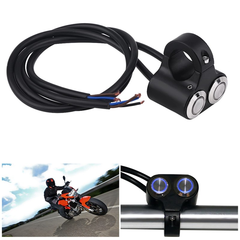 Motorcycle Handlebar Switch, 7/8 Inch 22 mm Motorcycle Switch Indicator