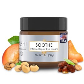 Soothe - Crema de ojos para tratamiento de reparación intensa para ojeras y hinchazón, bolsas de ojos y arrugas con ácido hialurónico antienvejecimien