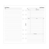FILOFAX Undated Day Planner Refill for Personal & Personal Compact