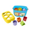 Fisher-Price Stacking Toy Baby's First Blocks Set of 10 Shapes