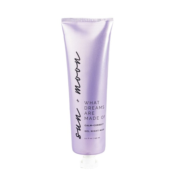 Sun + Moon Lavender Face Mask Gel Type Night Pore Calming Renewing Restoring Skincare Glycolic Acid - 5.1 oz