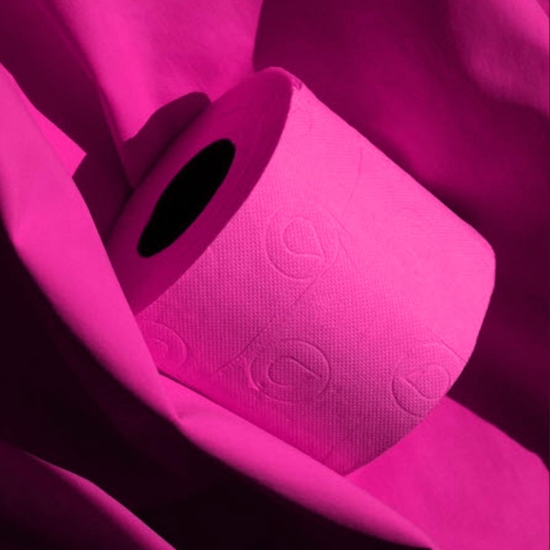 Pink Toilet Paper 3-Ply 6 rolls Pack 140 Premium Quality