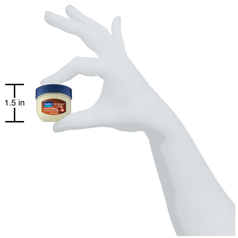 Vaseline Lip Therapy Lip Balm Mini, Cocoa Butter, 0.25 oz