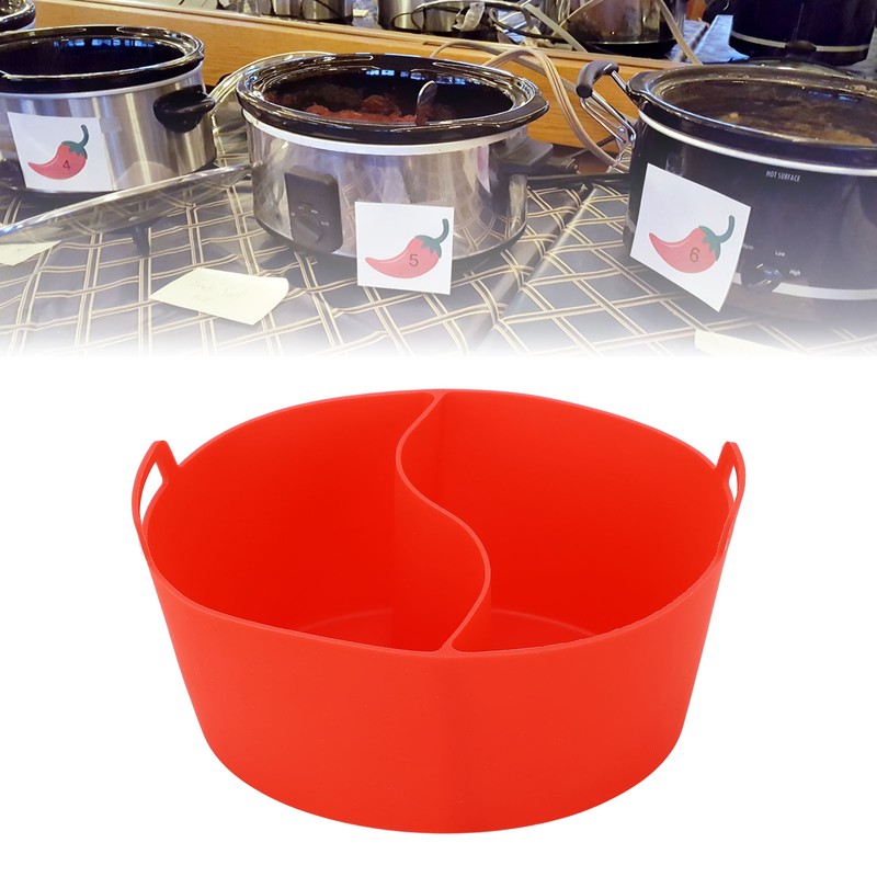 Slow Cooker Liner Food Grade Silicone Leakage Proof Reusable Heat