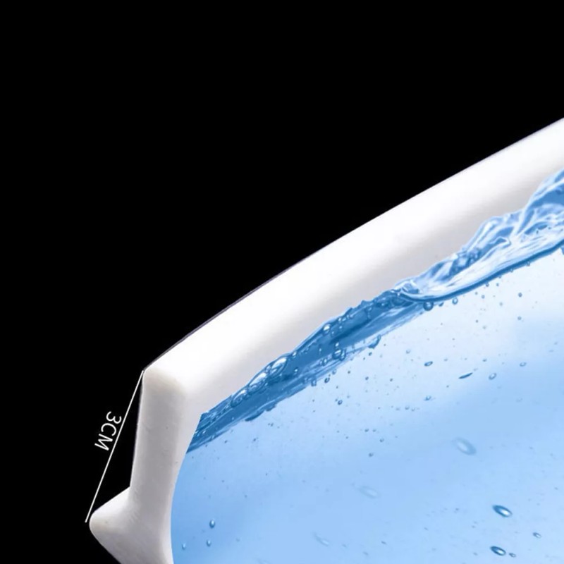 Estuchelandia 2m Tira Retención Agua Silicona Autoadhesivo Barrera Ducha