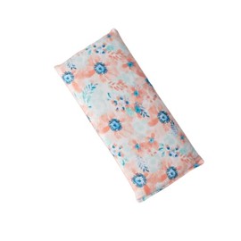 Whiffy Bean Bags Large Microwave Heating Pad with Flax Seed, Scented or Unscented, Good For Back Pain or Cramps, Moist Heat Therapy or Ice Pack, Microwavable Bean Bag, 6" x 12" (Peach Floral, Chamomile)