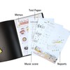 A4 Display Book Display Folder with Plastic Sleeves Presentation Folders