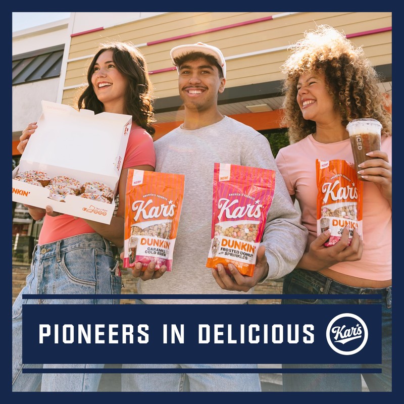 Kar's Nuts DUNKIN Frosted Donut with Sprinkles - 5oz Bag