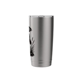 Hiking Raccoon Backpacking Animals Funny Cottagecore Stainless Steel Insulated Tumbler