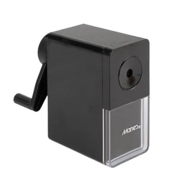 Marie's Manual Pencil Sharpener, Hand Crank Artist Sharpener with Adjustable Sharpness, Precision Self-Feed, Auto-Stop & Self-Retraction, for Charcoal, Drawing, Sketching & Colored Pencils