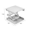 ZONADAH Lifting Platform 360°Rotatable Bearing Jack Lift Stand Table Lab