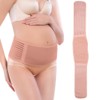 Maternity Belt Breathable Adjustable Belly Back Support Belt for Pregnant