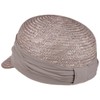 Seeberger Women's Serie Rügen Sunhat, Brown (Taupe 0086), 57 cm