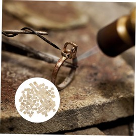 jojofuny 500pcs Precut Silver Solder for Jewelry Making Low-temperature Silver Solder for Easy Repairs and Crafting