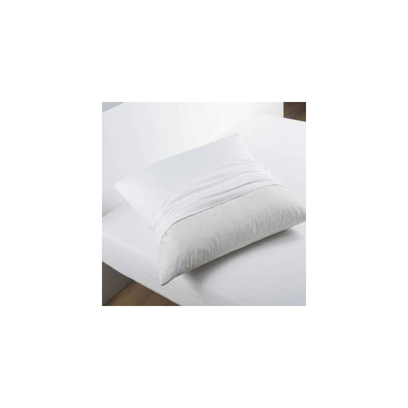 DOUCEUR D'INTERIEUR Pillow Cover 65X65 MOLLETON UNI Blanc