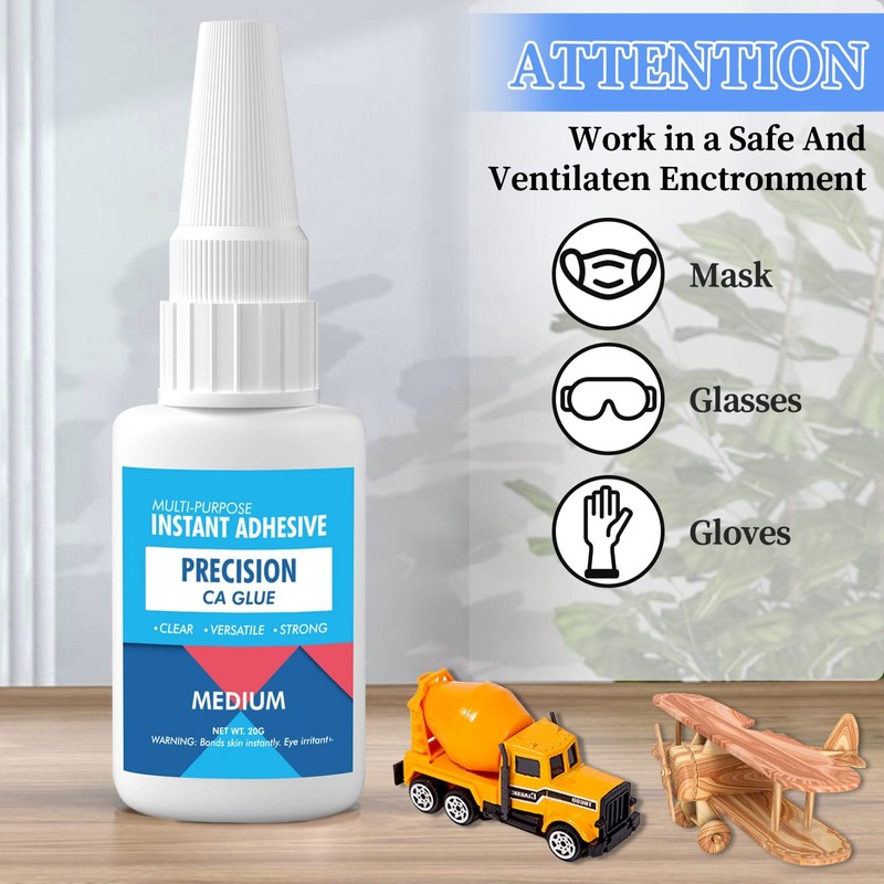 Medium CA Glue Adhesive for Metal and Stones - Quick