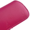 SAKAE F-20 TR700 Genuine Leather Glasses Case, Magenta