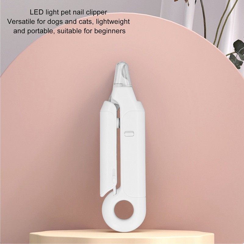 Pet Nail Clipper LED Light Safety Lock Ergonomic Dog Cat