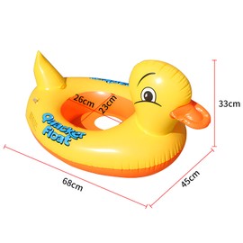 LHLZNB shaped Baby Swimming Float,baby swimming ring，baby inflatable seat swimming，baby swimming pool floats，Toddler Pool Foat Ring for Newborn 6-36 Months,baby pool (duck)