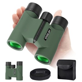 Binoculars for Adults High Powered - Powerful Stabilized Binoculars with Clear Low Light Vision - Waterproof Binoculars for Bird Watching Hunting Travel Cruise Ship… (Green)