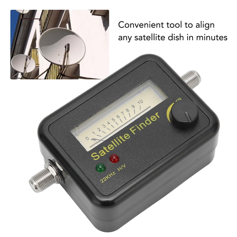 Satellite Signal Detector Professional Sensitive Compact TV Antenna Signal Strength