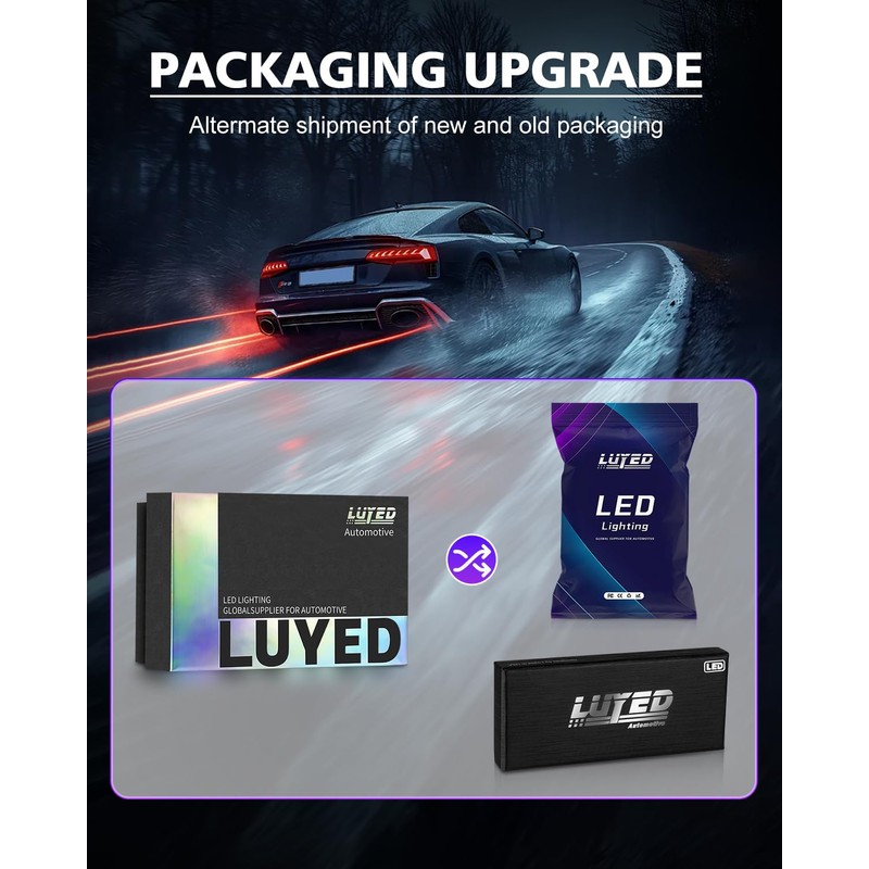 LUYED 1156 LED Bulb, LED Reverse Lights 300% Brighter Xenon