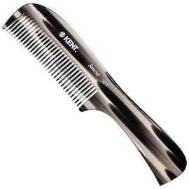 Kent 10T Large Wide Tooth Comb - Rake Comb Hair Detangler / Wide Tooth Comb - Graphite